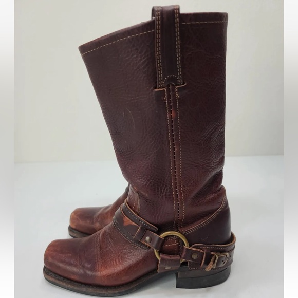 Frye Brown Leather Women's Boots - Picture 7 of 11